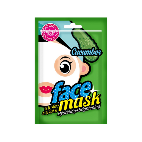 Masca tip servetel pentru hidratare si luminozitate cu castravete, 20ml | Blingpop