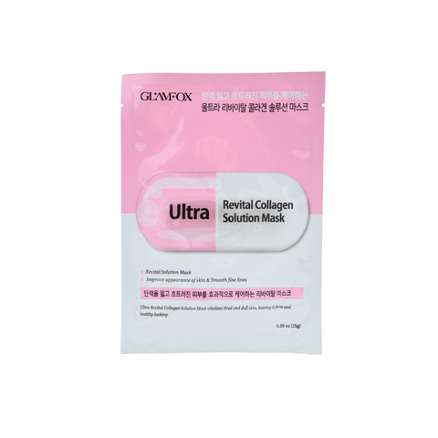 Masca tip servetel revitalizanta cu colagen, 25ml | Glamfox
