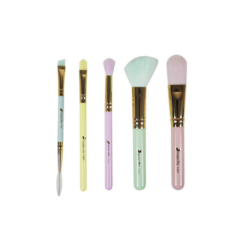 Set cadou - 5 pensule + 4 buretei de machiaj | Nascita