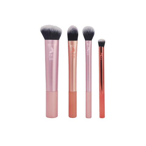 Set de pensule pentru machiaj x 4buc [contur+fond de ten+iluminator+corector] | Nascita