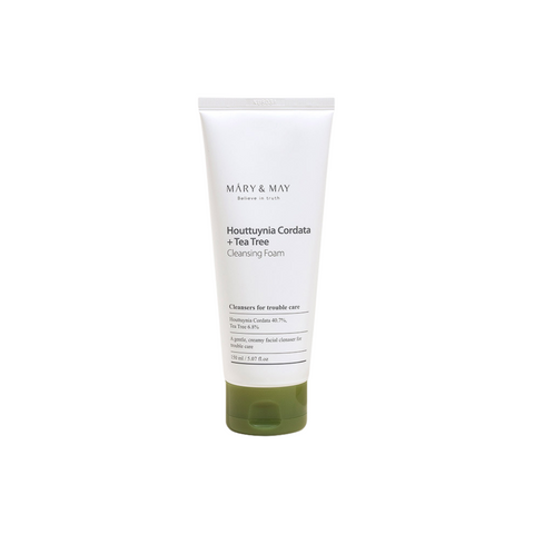 Spuma de curatare cu Houttuynia Cordata + arbore de ceai, 150ml | Mary and May
