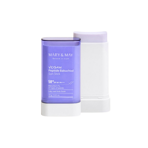 Stick de protectie solara SPF50+ PA++++ cu peptide si bakuchiol, 10g | Mary and May
