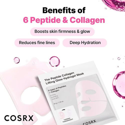 Masca faciala pentru lifting cu colagen si peptide, 34g | COSRX - my-k.ro