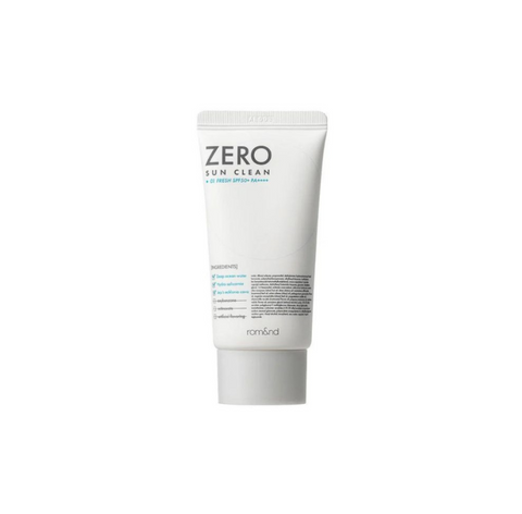 Crema de protectie solara SPF 50 PA ++++ Zero Sun Clean, 50ml | rom&nd