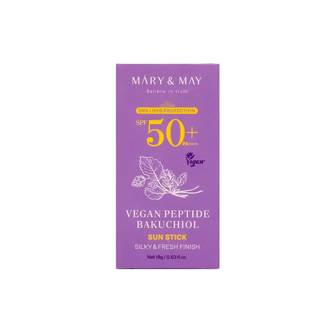 Stick de protectie solara SPF50+ PA++++ cu peptide si bakuchiol, 10g | Mary and May