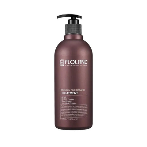 Balsam-tratament cu keratina si matase, pentru par uscat, 530ml | Floland