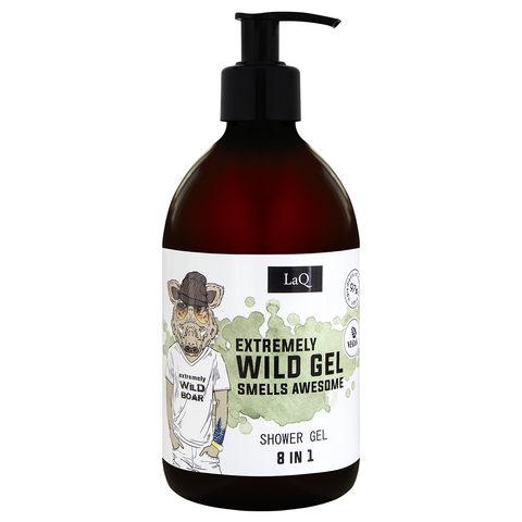 WILD BOAR 8-IN-1 shower gel for men, 500 ml | LaQ