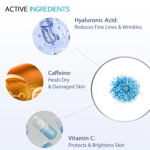 Serum intensiv de zi pentru zona ochilor cu acid hialuronic, cafeina si vitamina C, 30g | #OOTD