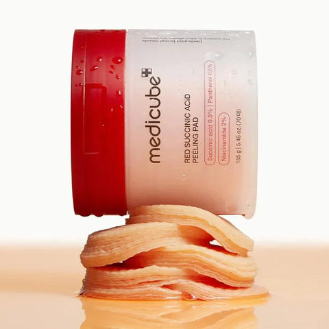 Dischete exfoliante cu acid succinic si panthenol, 155g | Medicube