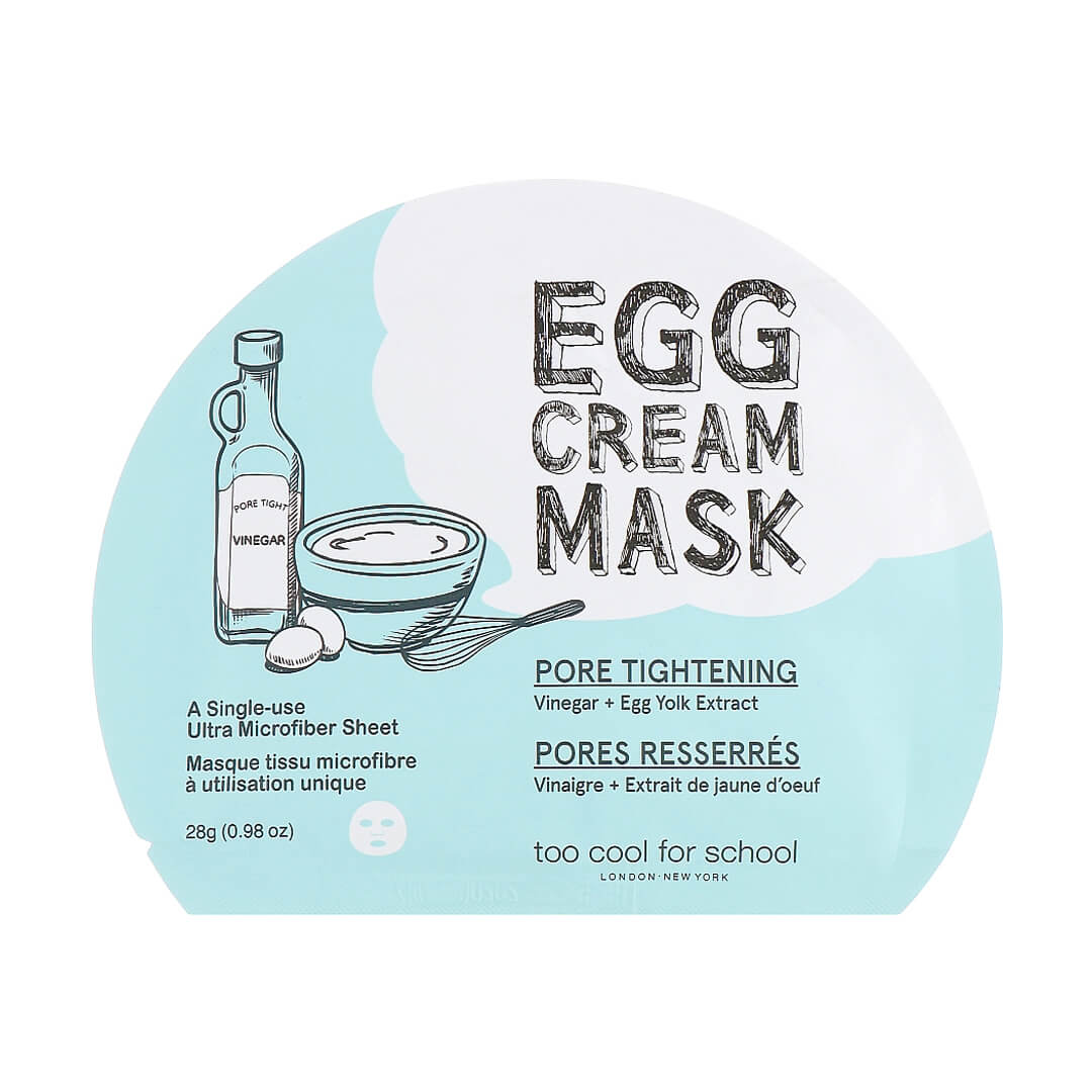 Mască facială Egg Cream Mask – Pore Tightening | Too Cool For School my-k.ro/ imagine noua