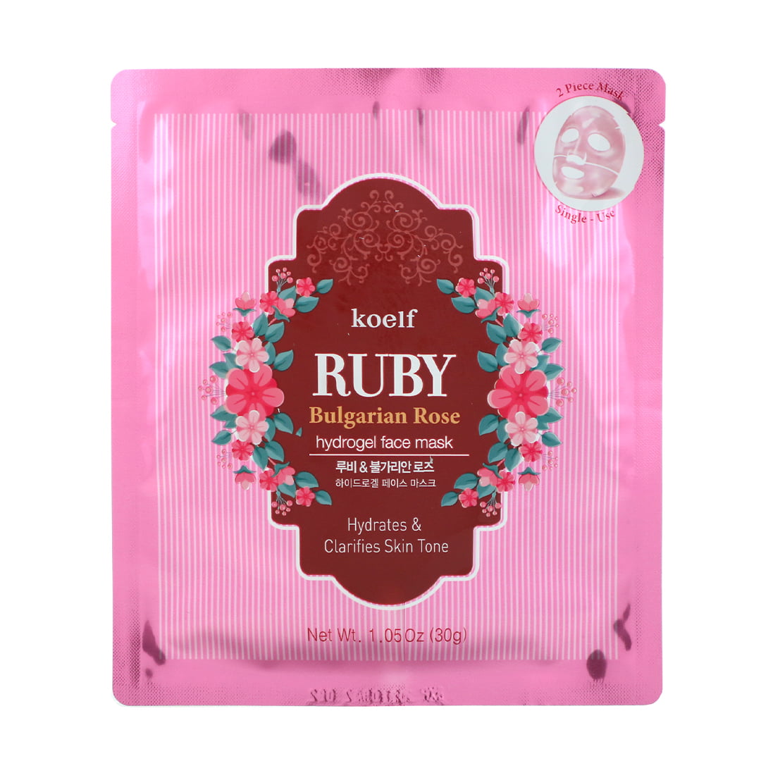 Mască facială Ruby Bulgarian Rose Hydrogel | Koelf my-k.ro/ imagine noua