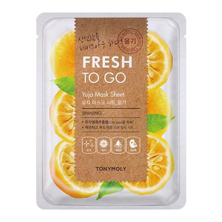 Vitamina C Fresh To Go Yuja Face Mask, 25g | Tonymoly my-k.ro/ imagine noua