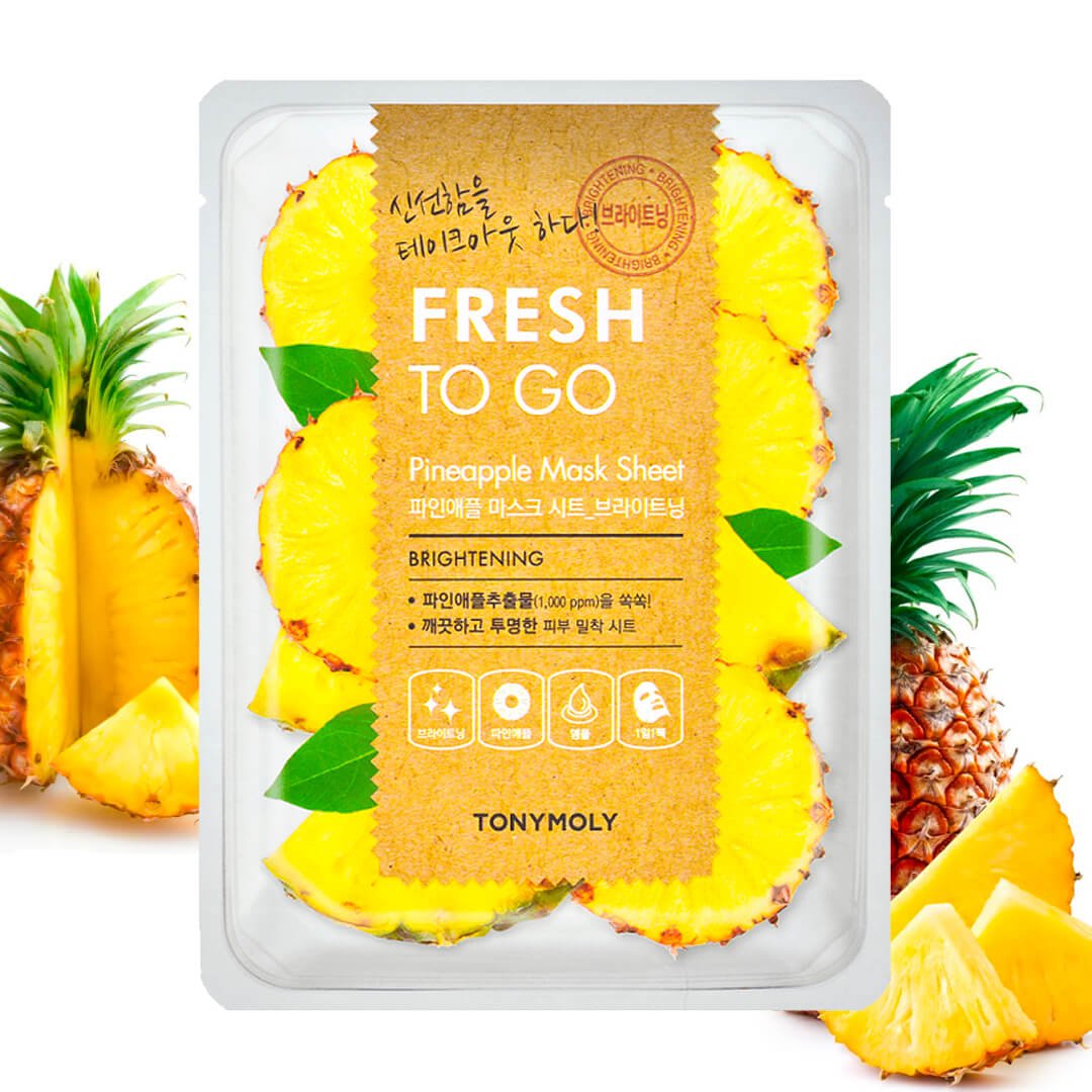 Fresh To Go Pineapple Face Mask, 25g | Tonymoly my-k.ro/ imagine noua