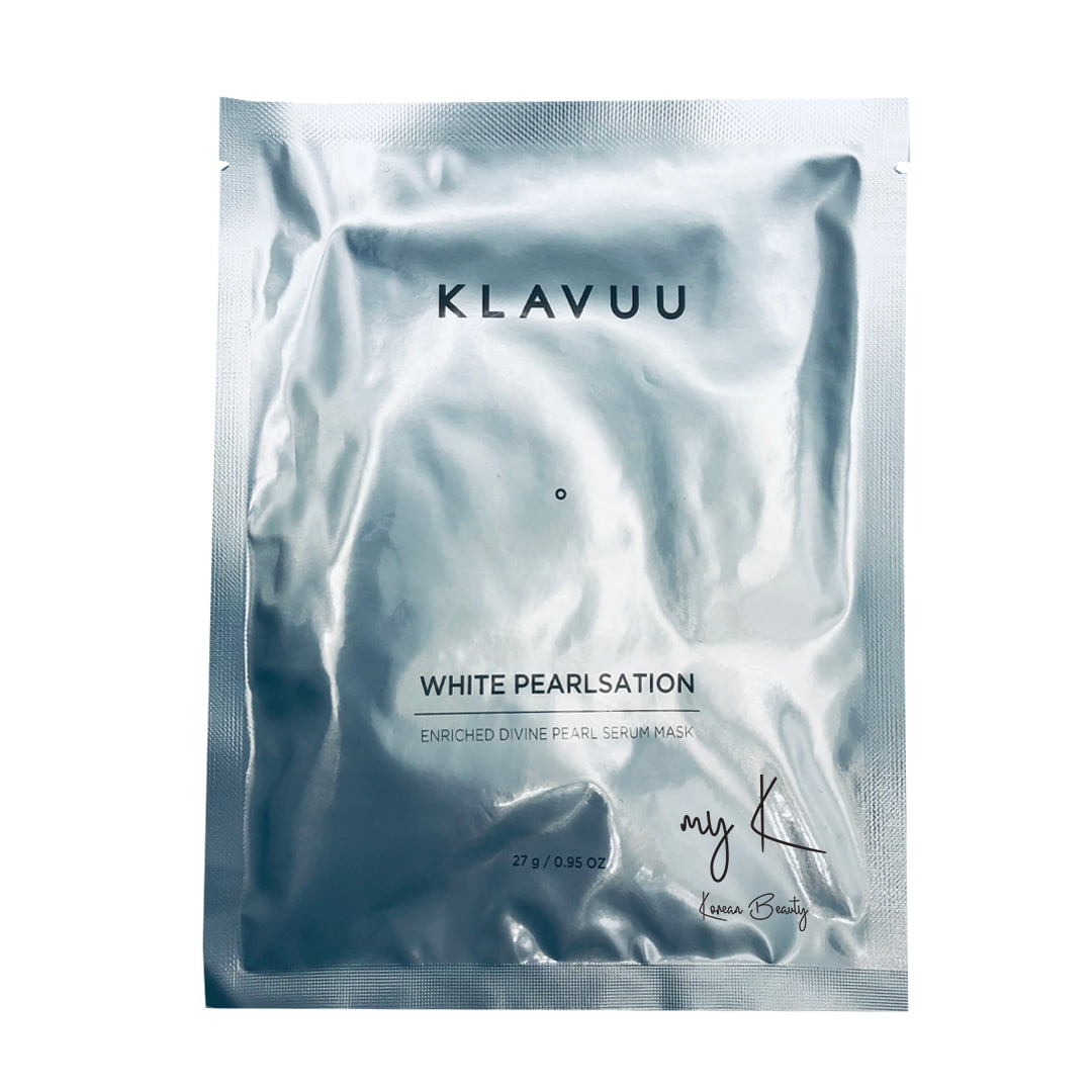 Masca servetel iluminatoare cu extract de perle White Pearlsation, 27g | Klavuu Klavuu imagine noua