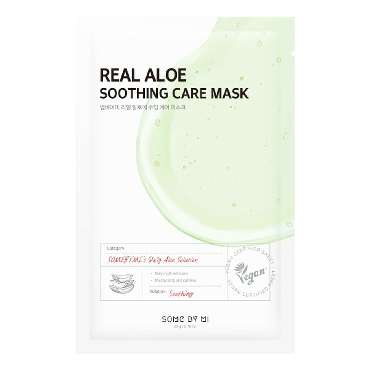 Real Aloe Soothing Care Mask | Some By Mi my-k.ro/ imagine noua