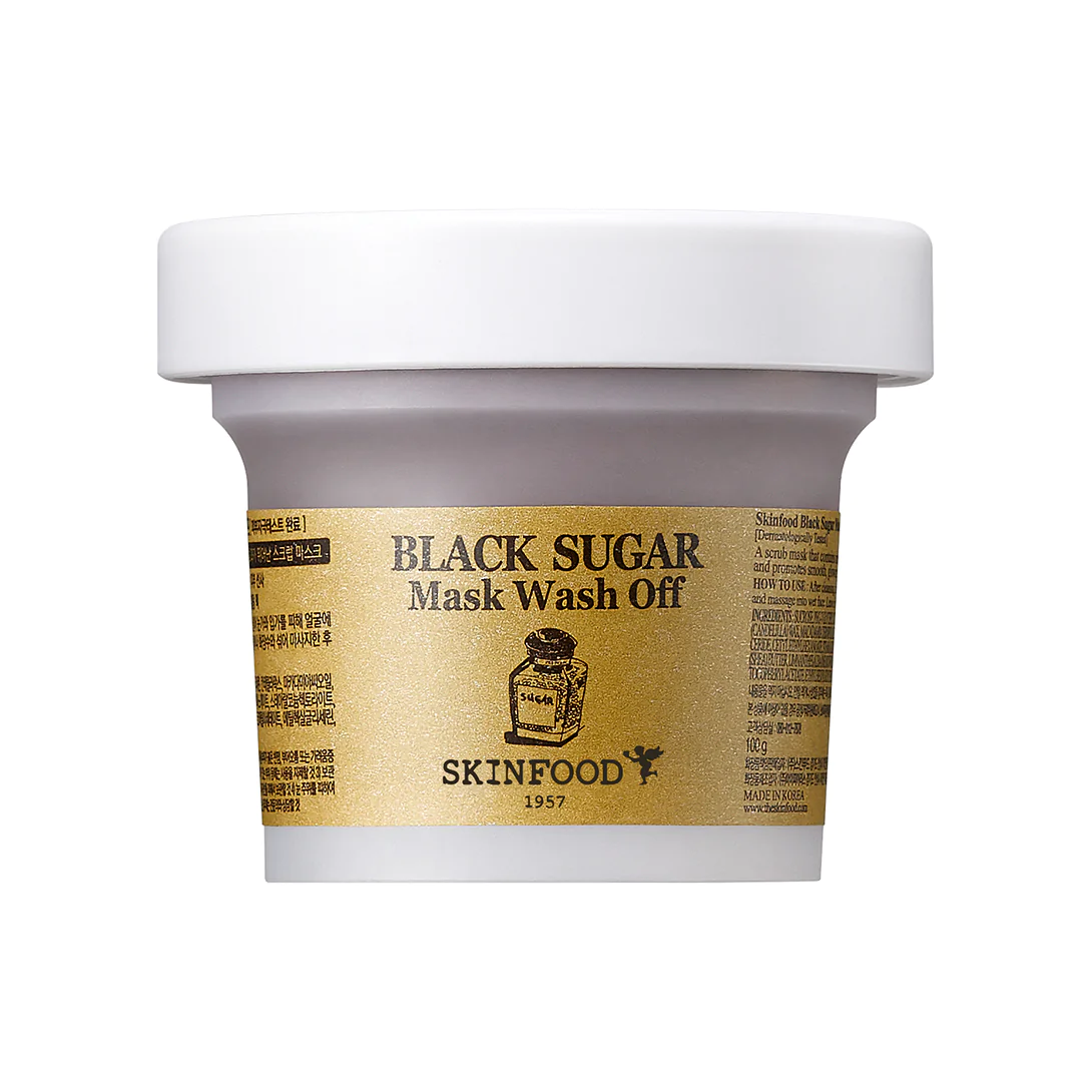 WO - Masca tip wash-off cu zahar Black Sugar, 100g | Skinfood